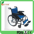 Peças de cadeira de rodas móveis em alumínio dobráveis